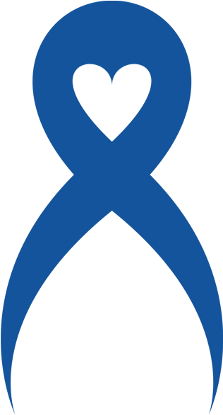 Purple Cancer Ribbon Clip Art Clipart - Blue Awareness Ribbon Clipart (600x600)