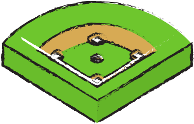 Baseball Sport Game - Baseball Field (550x550)