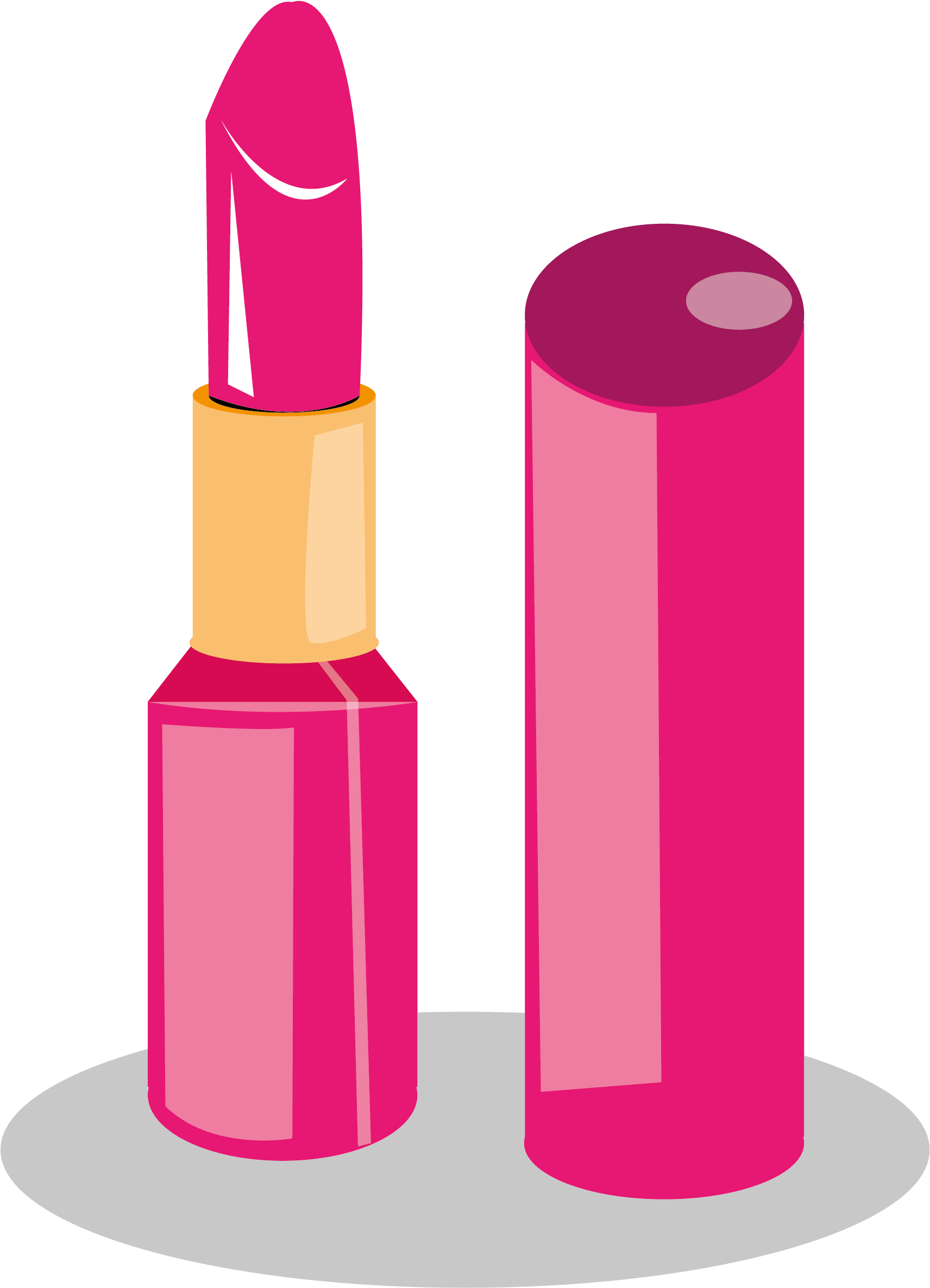 Lipstick Cosmetics Cartoon - Lipstick (2480x2480)