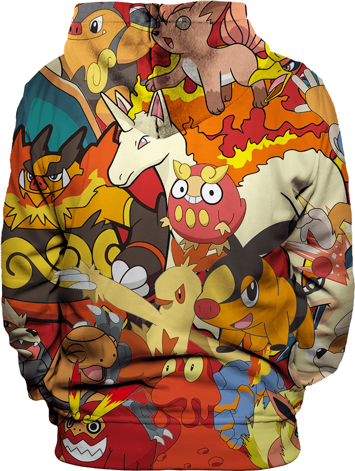 Fire Unisex Hoodie - Elephant (1000x1000)