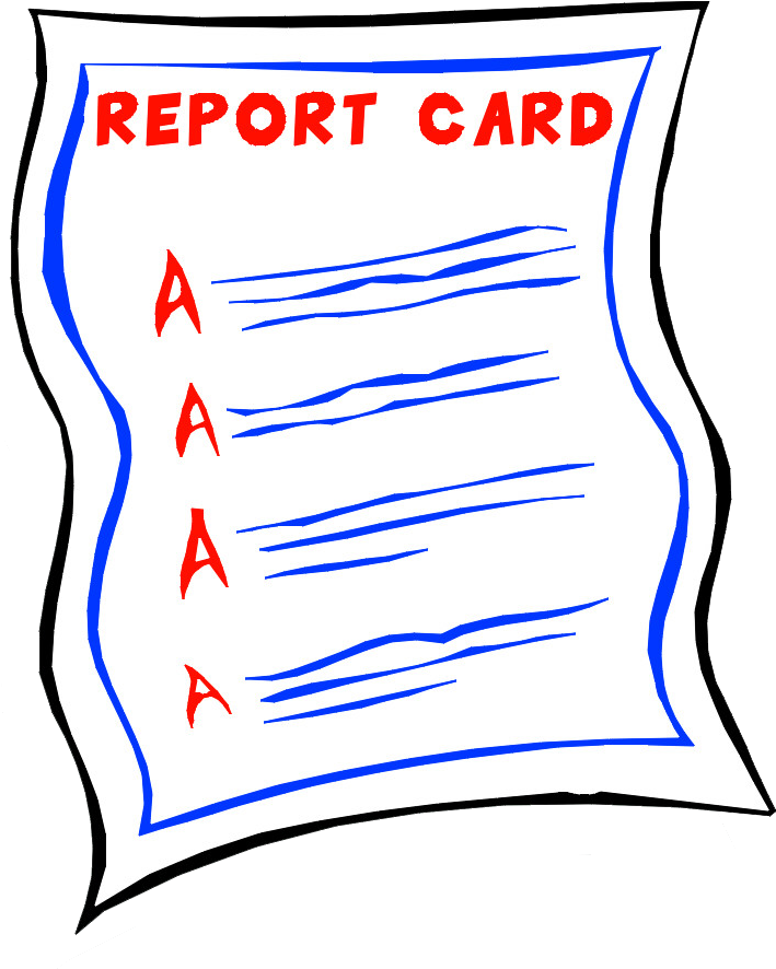 When Was The Last Time You Received A Report Card We - Straight A's Report Card (732x897)
