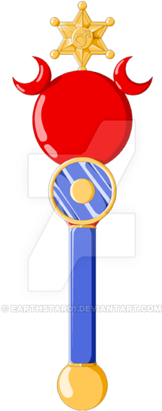 Sailor Mars Lip Rod By Earthstar01 - Sailor Moon Mars Star Wand (600x600)