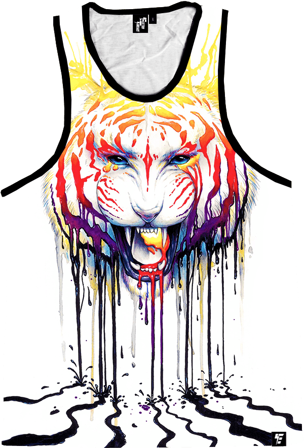 Fading Unisex Tank - Digital Art Vs Traditional Art (750x1000)