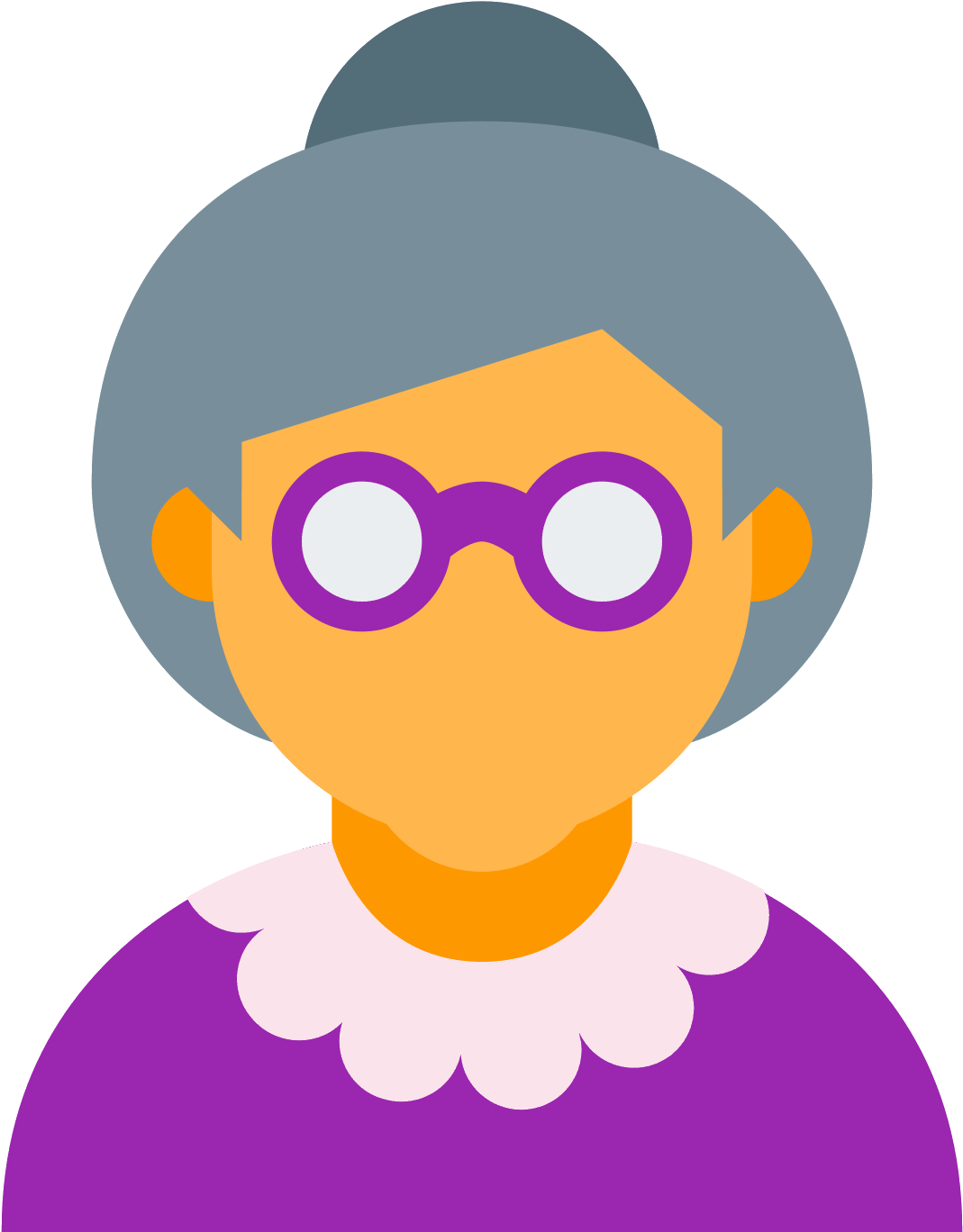 Icare Is A Bangalore Based Charitable Organisation - Grandma Icon (1600x1600)