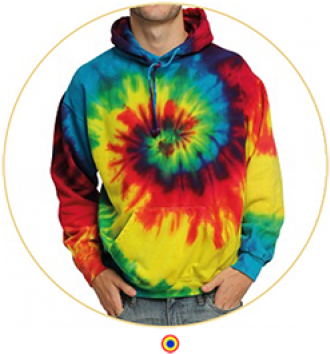 Unisex Tie Dye Hoodie - Tie-dye (347x366)