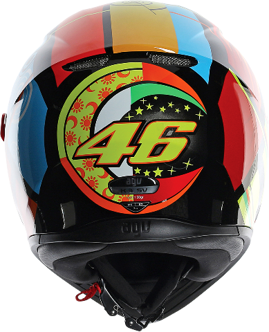 Agv Unisex K3 Sv Elements Clear Smoke Sun Shield Motorcycle - Agv K-3 Sv Motorcycle Helmet X-large Elements (389x480)