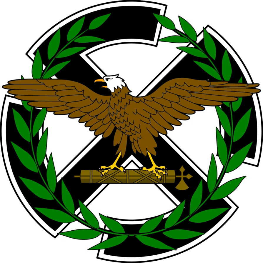 Redamerican1945's Fascist Symbol By Progressforpeace - Fascist Regime Flag Deviantart (894x894)