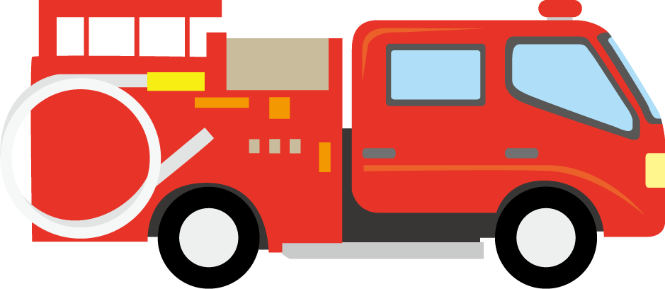 Clipart Of Fire, Semi And Trucks - Fire Apparatus (939x408)