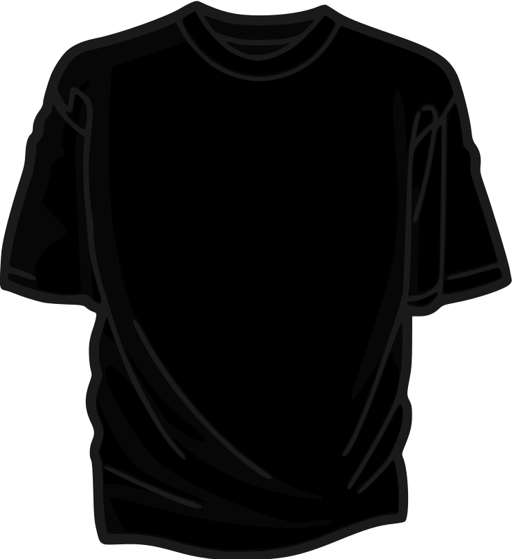 Clip Art Wheels - Vector Kaos Polos Hitam (734x800)