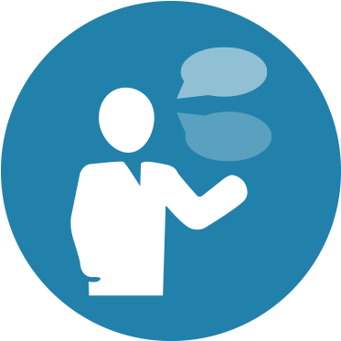 Multi-language Support - Language Icon Blue Png (400x400)