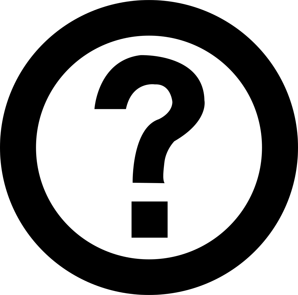 Question Mark Icon Png Flat For Kids - Clock Icon (980x970)