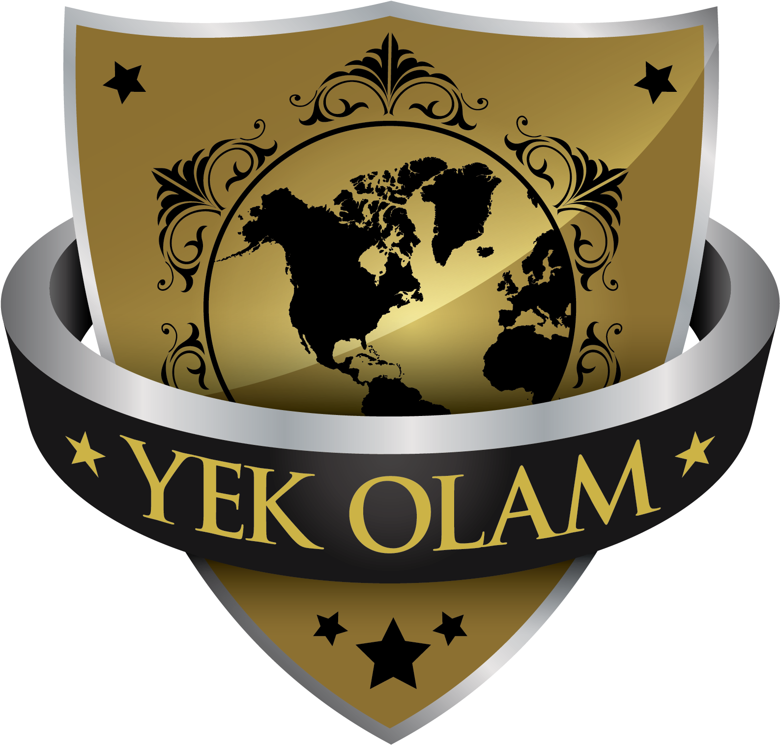 Yek Olam Llc - World Map 8 Poster By Naxart 19 X 13in (2192x1836)