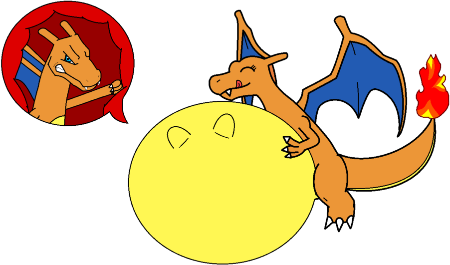 [pc] Female Charizard Vore Male Charizard By Yoshilover1000 - Charizard (1024x583)