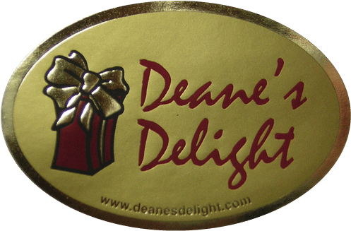 Label - Gold Custom Oval Foil Labels (496x500)