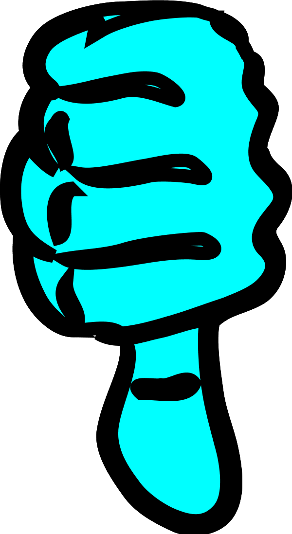 Vector Clip Art - Thumbs Up Clipart (600x1098)