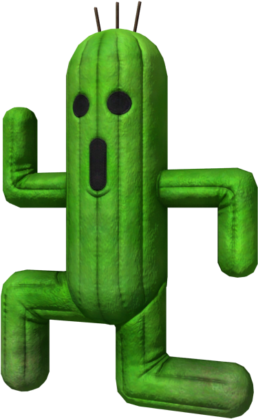 Download Zip Archive - Cactuar Transparent (750x650)