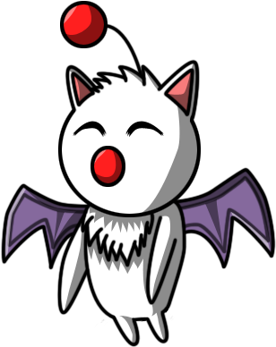 Chocobo Mog Tonberry Cactuar Bomb Final Fantasy Illustration - Moogle (353x431)