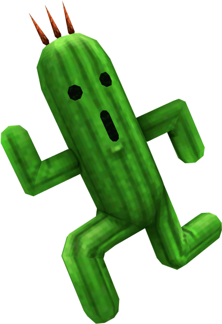 Download Zip Archive - Final Fantasy Cactuar Sprite (750x650)