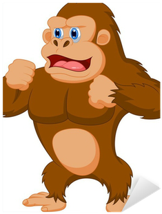 Cartoon Pictures Of Gorillas (400x400)