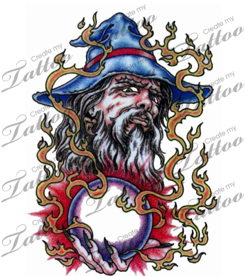 Marketplace Tattoo Wizard - Wizard Tattoos (400x400)