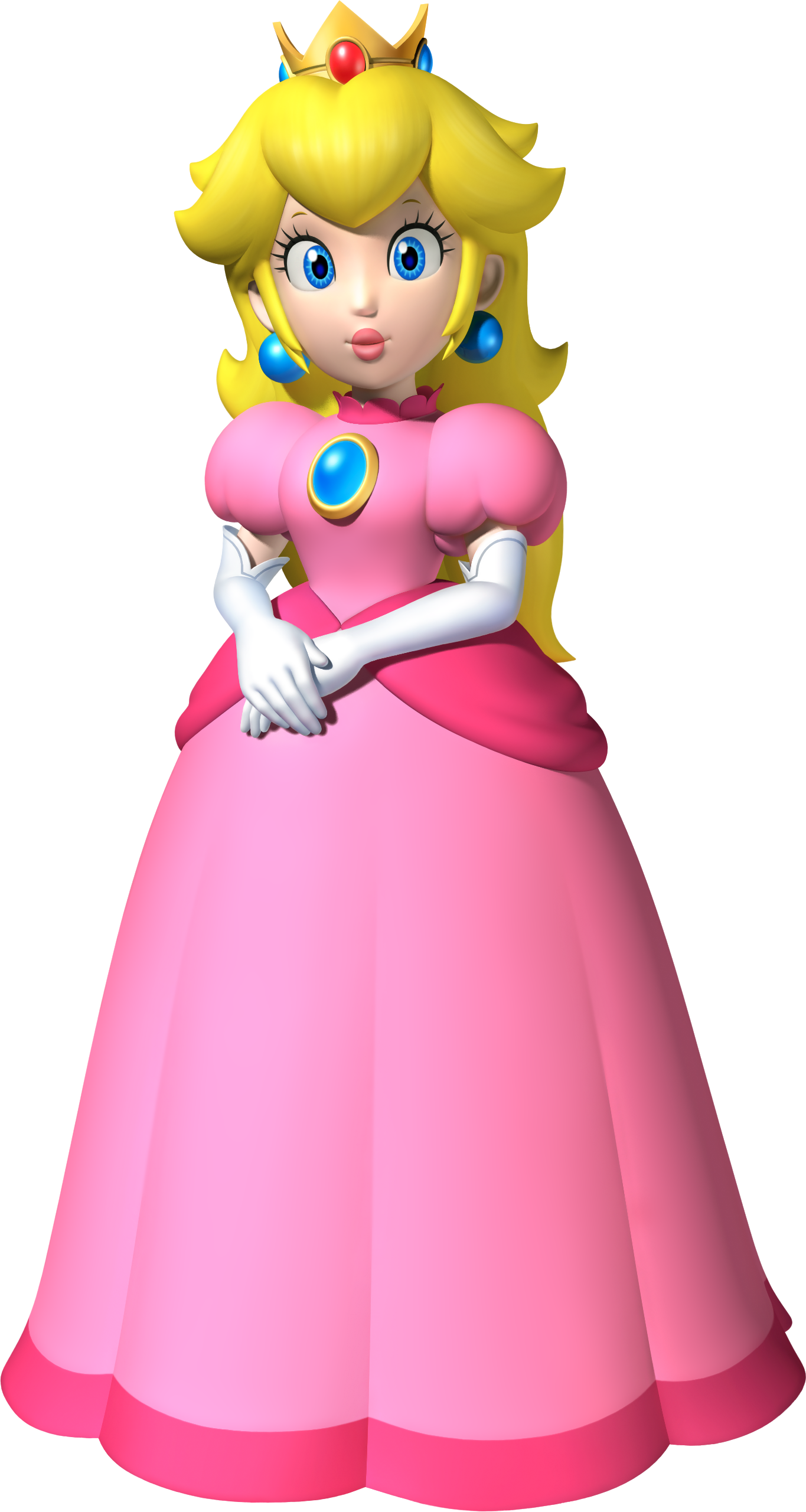 Princess Peach Clipart New Super Mario Bros - Super Mario Princess Peach (1365x2561)