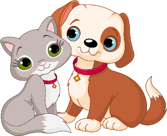 Cats Vs Dogs Clip Art - Dog And Cat Emoji (600x600)