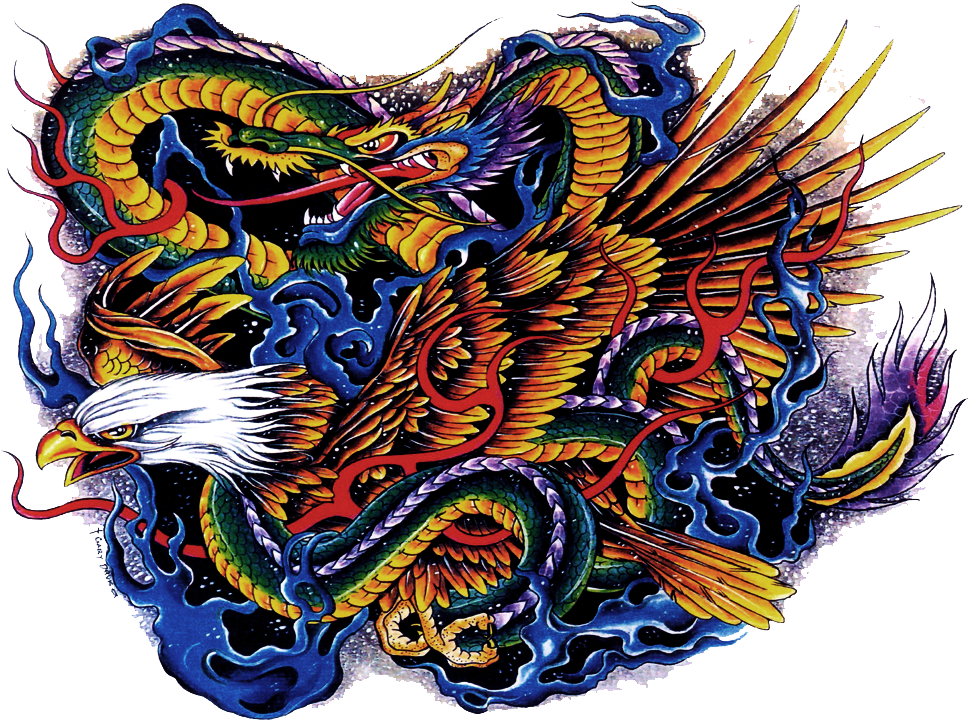Download Tattoo Design Color - Color Tattoo Png (1024x768)