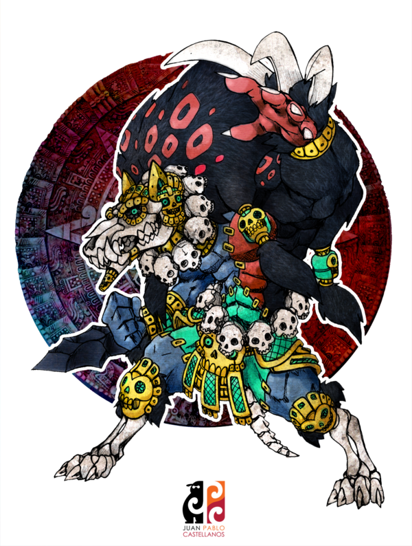 Bluebooth 34 10 Xolotl 2013 By Darksilvania - Xolotl (600x794)