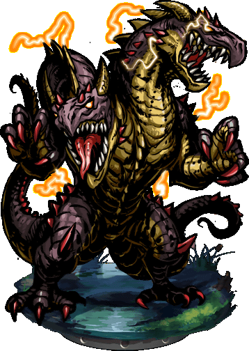 Two-headed Dragon Ii Figure - Blood Brothers Game Dragons (358x504)
