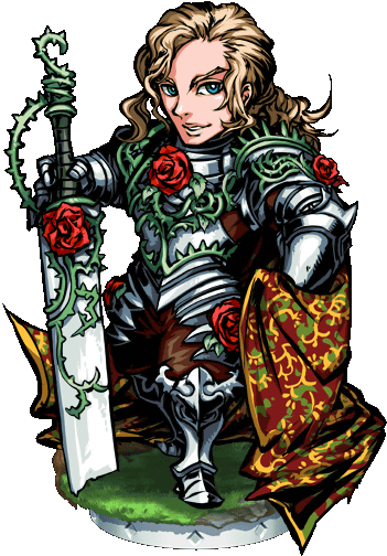 Sir Bedwyr Of The Rose - Cartoon (351x504)