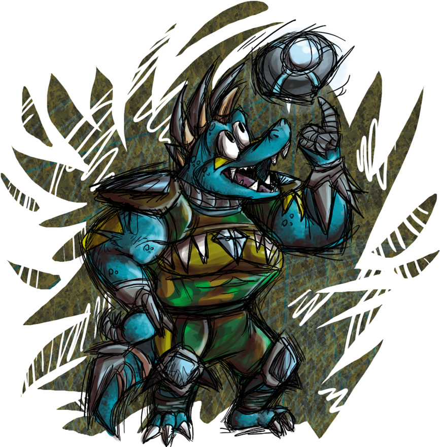 Krusha Strikers Charged By Ribbedebie - Mario Strikers Charged (902x886)