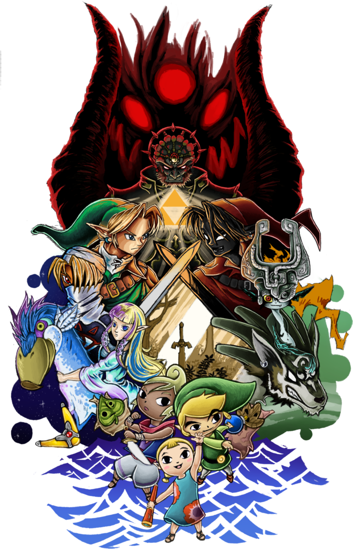 The Legend Of Zelda By M-smee - T-shirt (717x1115)