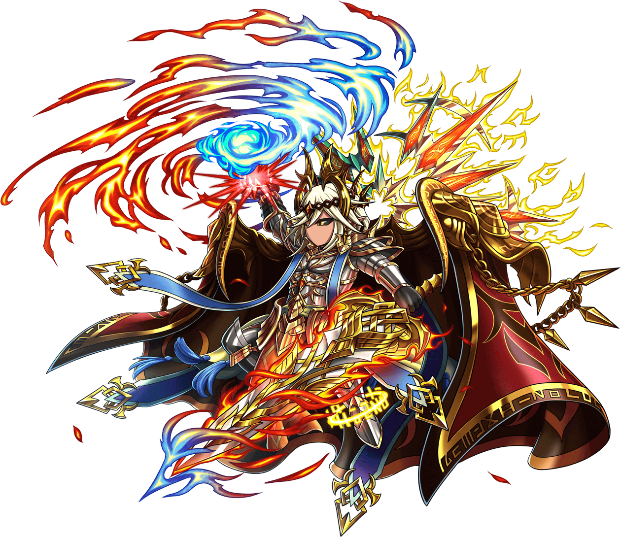 Fabled Emperor Kulyuk - Brave Frontier Mythic Kulyuk (1278x1110)