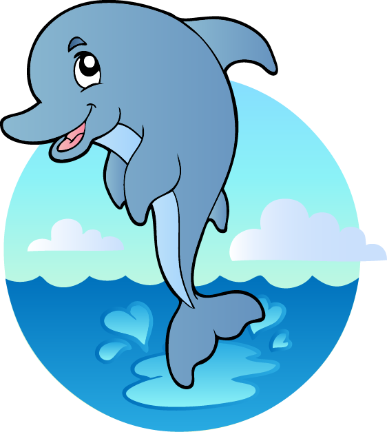 Underwater Aquatic Animal Deep Sea Creature Ocean Clip - Aquatic Animal Clipart Underwater Cartoon Sea Animals (562x627)
