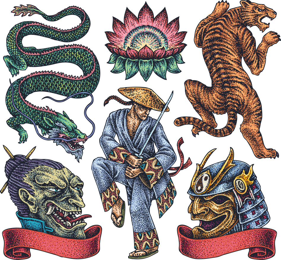 Tattoo Artist Irezumi Japanese Dragon - Dragon Tattoo Japan Vector (947x879)