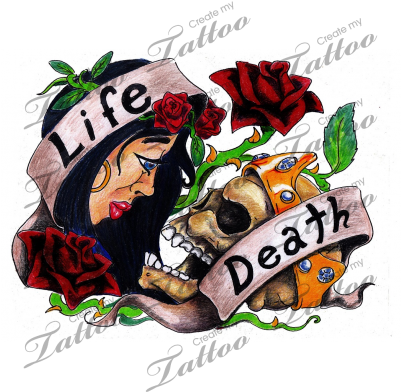 Marketplace Tattoo Life & Death - Tower (400x400)