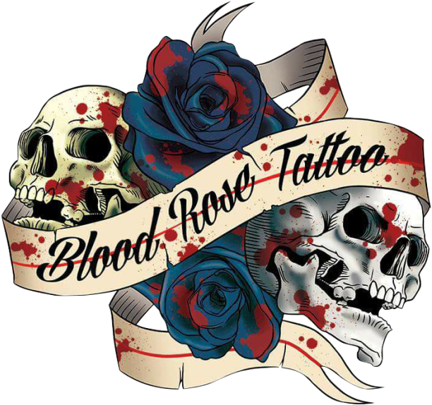 Blood Rose Tattoo - Black Cat (640x594)