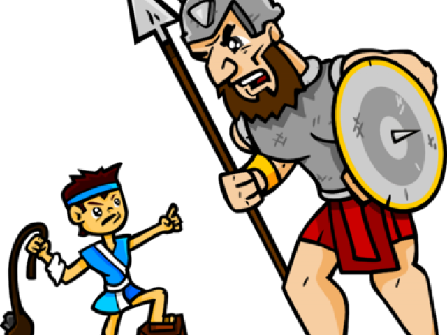 Goliath Cliparts - Goliath Beating Up David (640x480)