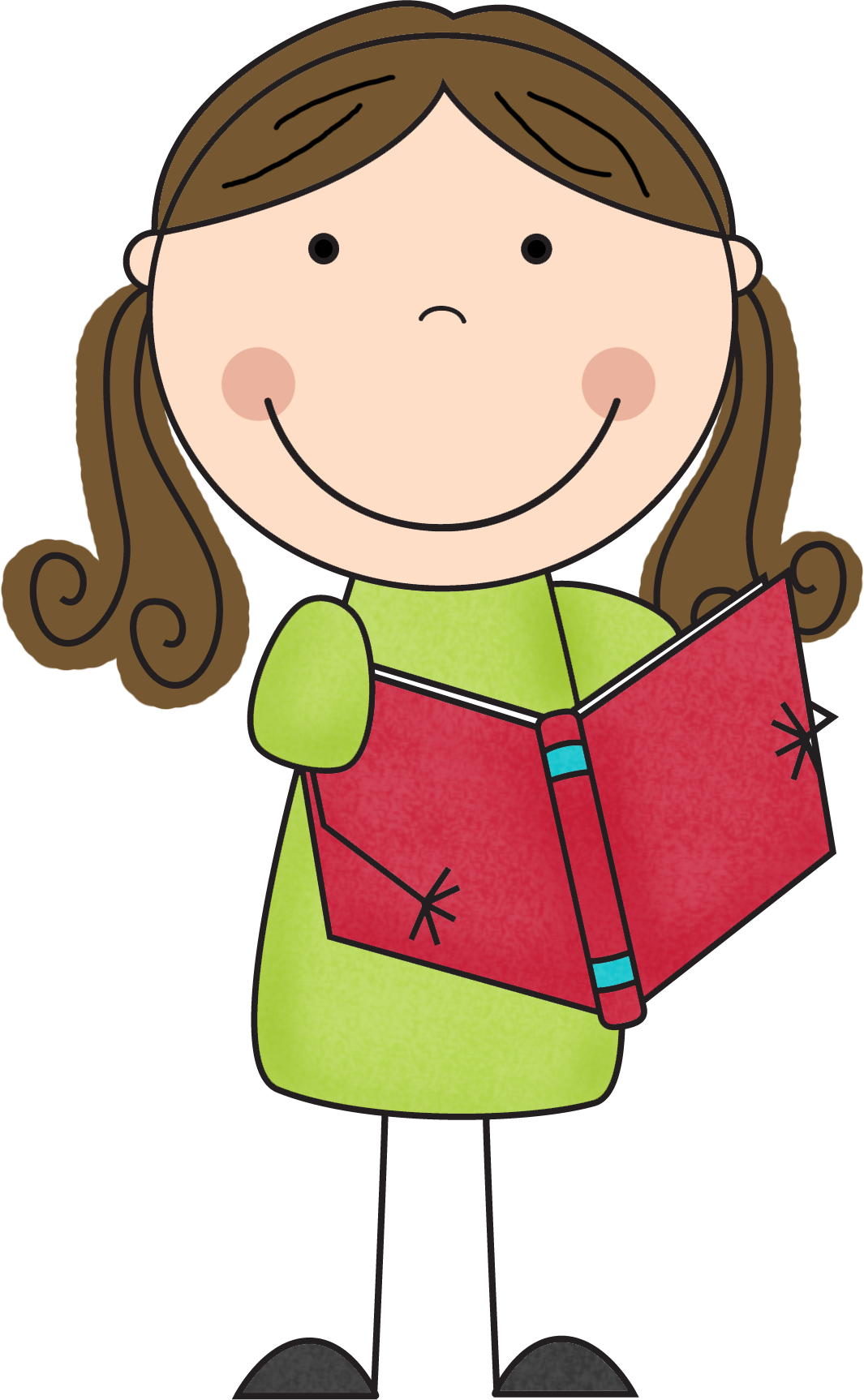 The 7 Habits Of Happy Kids - Scrappin Doodles Teacher Clipart (1065x1726)