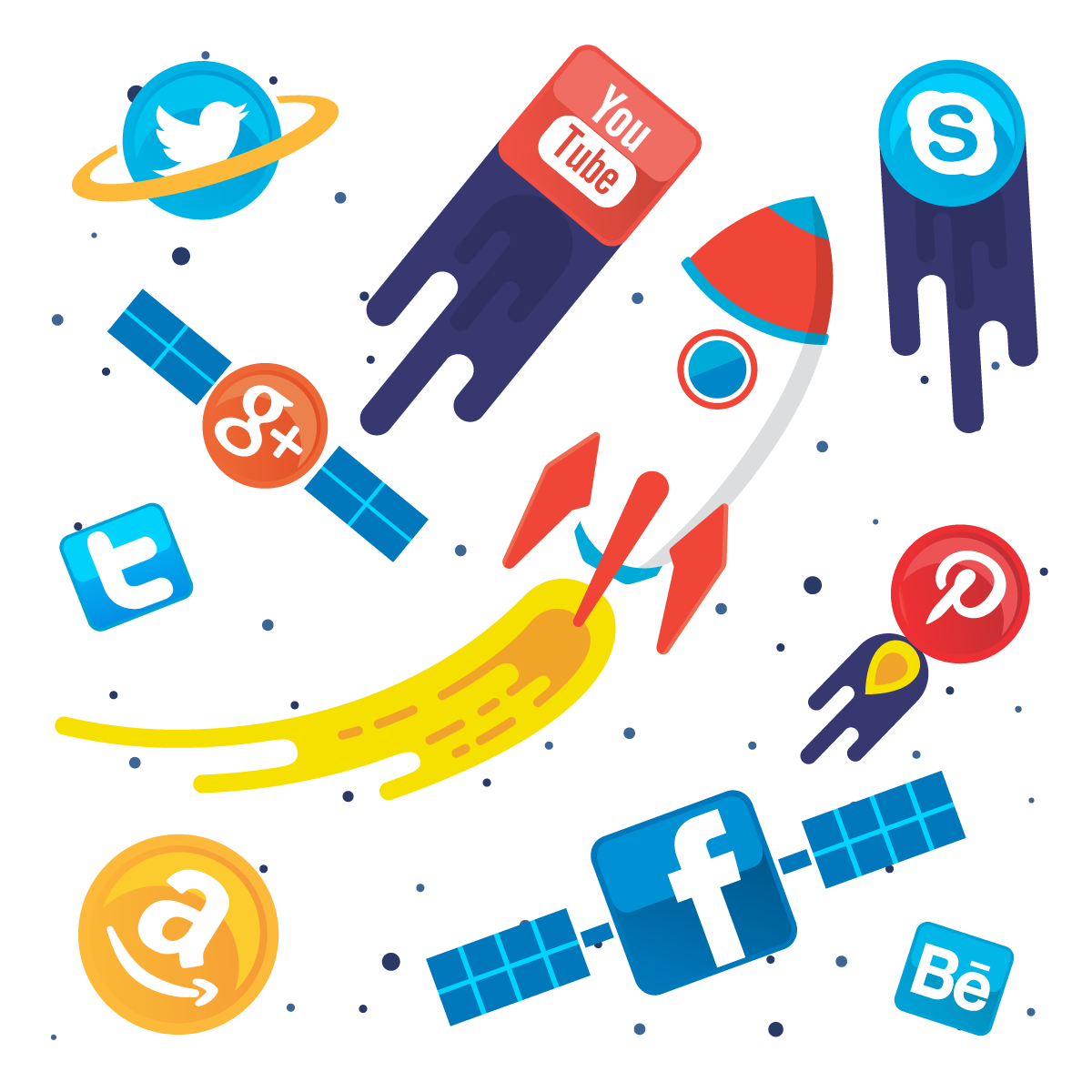 Social Network Clip Art - Социальные Сети Пнг - (1200x1200) Png Clipart ...