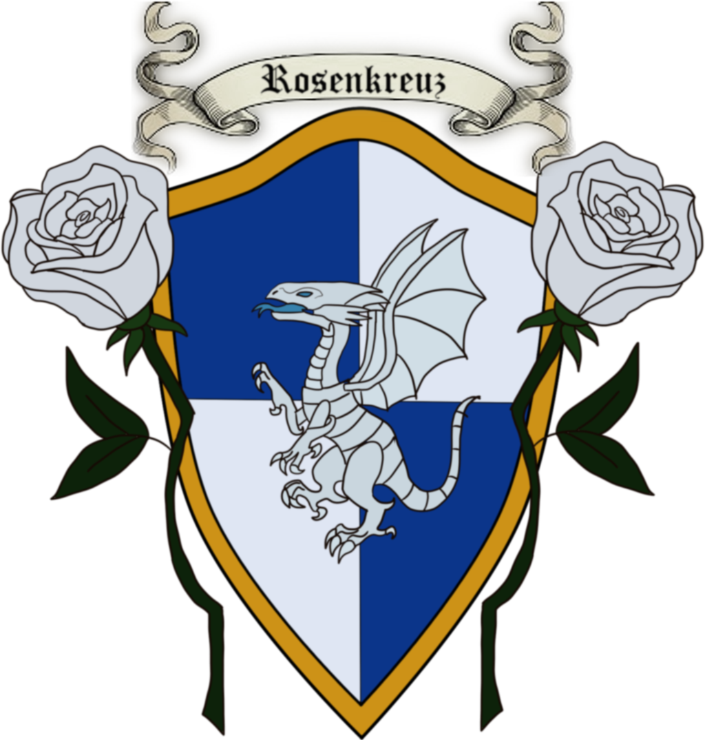Rosenkreuz House Crest/coat Of Arms By Anapauladbz - House Coat Of Arms Deviantart (1024x1074)