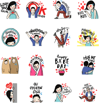 Dtac Sticker Line (420x448)