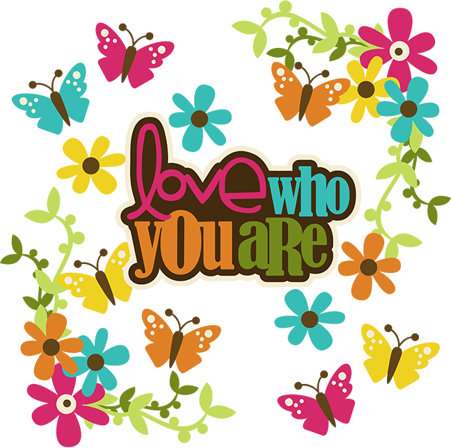 Love Who You Are Svg Collection For Scrapbooking Flower - Love Miss Kate Cuttables (648x645)