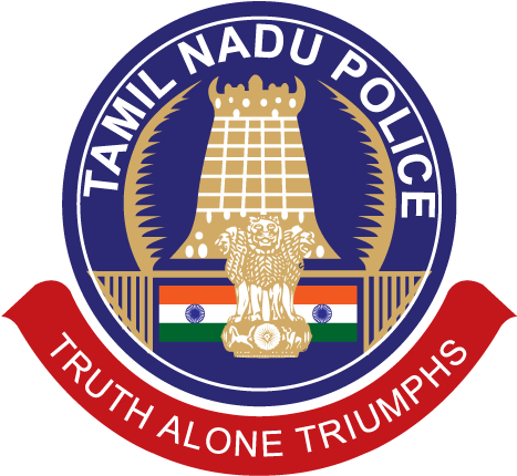 Tn Police Department Logo - Tamil Nadu Police Flag (482x447)
