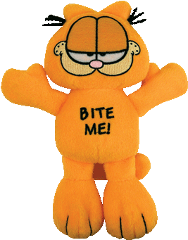 Ty Bow Wow Beanies Garfield - Cat's Rule (350x350)