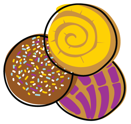 Pan Dulce - Pan Dulce Clipart Png (612x570)