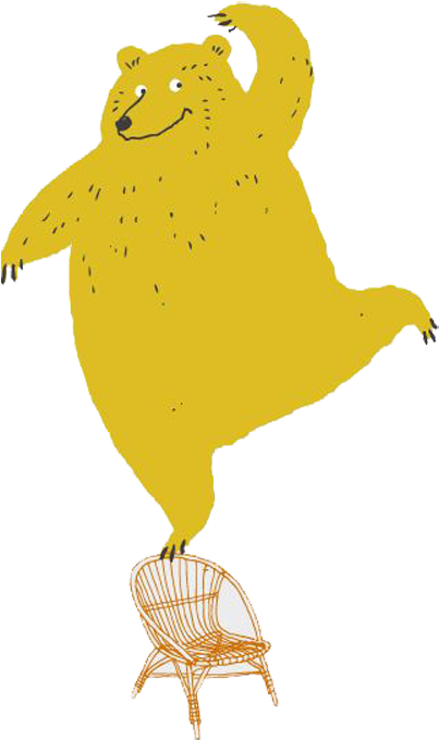 Juggling Cartoon Clown Illustration - Yellow Illustration (500x736)