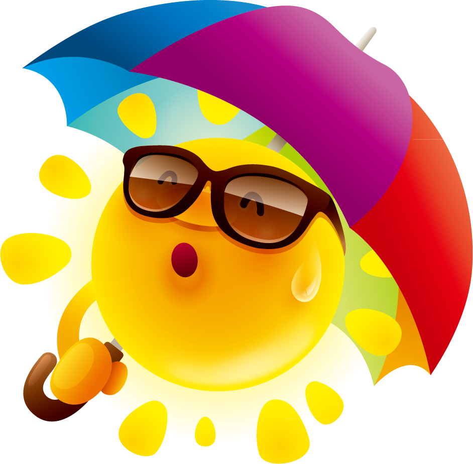 Cartoon Stock Photography Umbrella Clip Art - Cute Cartoon Sun Png (942x924)