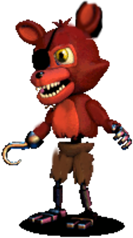 Fixed Adventure Foxy V2 Freetoedit - Fnaf World Withered Foxy (1024x1024)