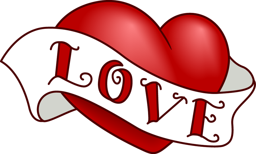 Love Clipart - Different Kinds Of Hearts (825x497)